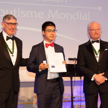 Mr Kendrick Chan (HK) presented to His Majesty as new BP Fellow