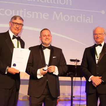 Mr Thomas Hirt (CH) presented to His Majesty as new BP Fellow