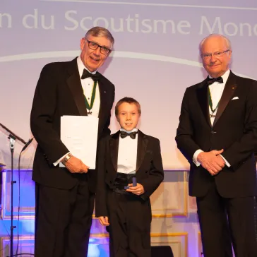 Mr Yanic Schüssler (CH) presented to His Majesty as new BP Fellow