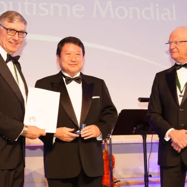 Mr Yukinori Ideta (JP) presented to His Majestey as new Benefactor Circle Member