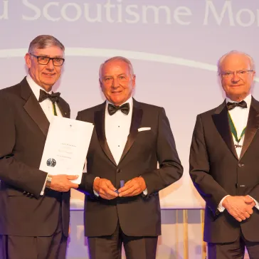 Mr Zbigniew Niemczycki (PL) presented to His Majesty as new BP Fellow