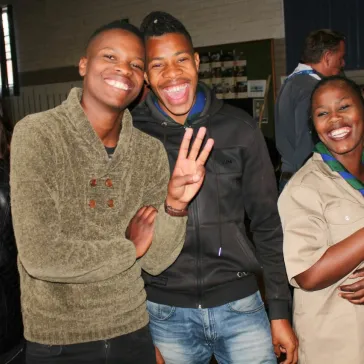 Four very happy and motivated Interns of the 2018 Cycle