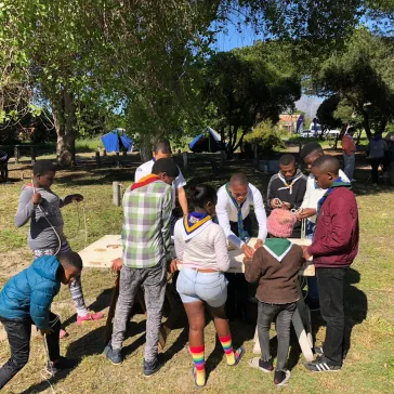 Patrol Leader Training for the Schools in Scouting Troops assisted by Interns and Scout Leaders
