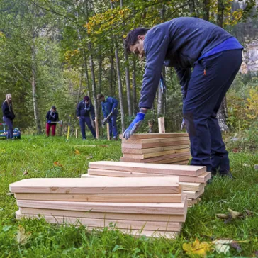 Young BP Fellows Service Project. 75th BP Fellowship Event