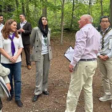 WSF Board visit to Walton Firs Activity Centre