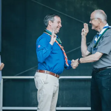 HRH Prince Guillaume of Luxembourg awarded Bronze Wolf